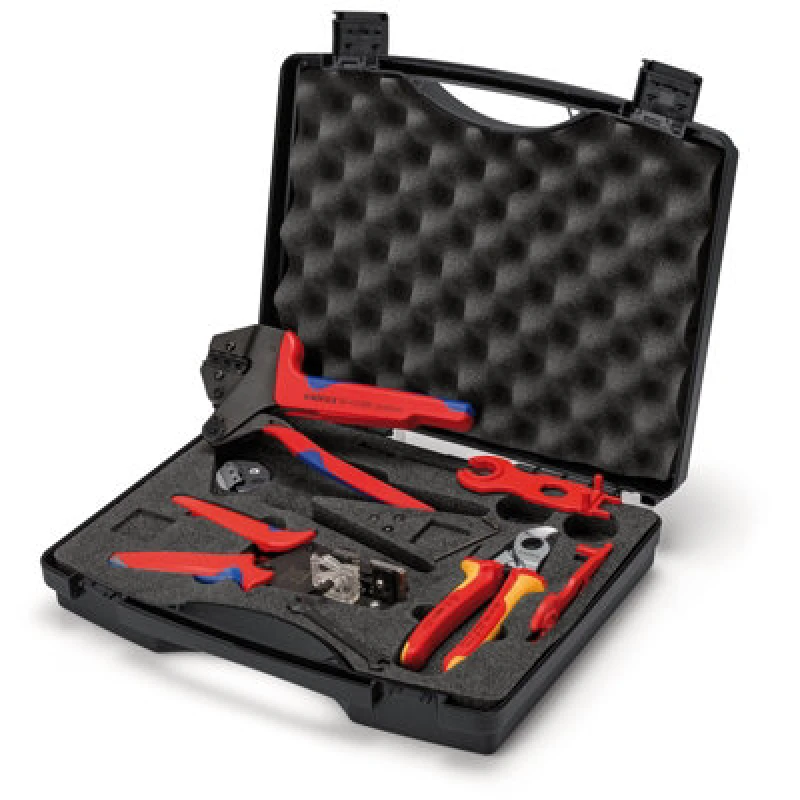 Image of Draper Knipex 97 91 04 V02 Tool Case For Photovoltaics For Solar Cable Connectors Mc4 (Multi-Contact) 13169