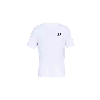 Image of Under Armour Mens Sportstyle SS T-Shirt - White - 3XL