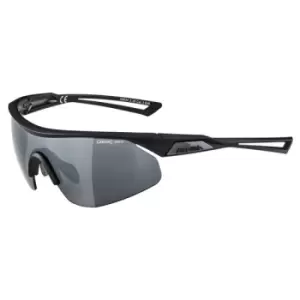 Image of Alpina Nylos Shield Glasses Black Mirror Black Lens