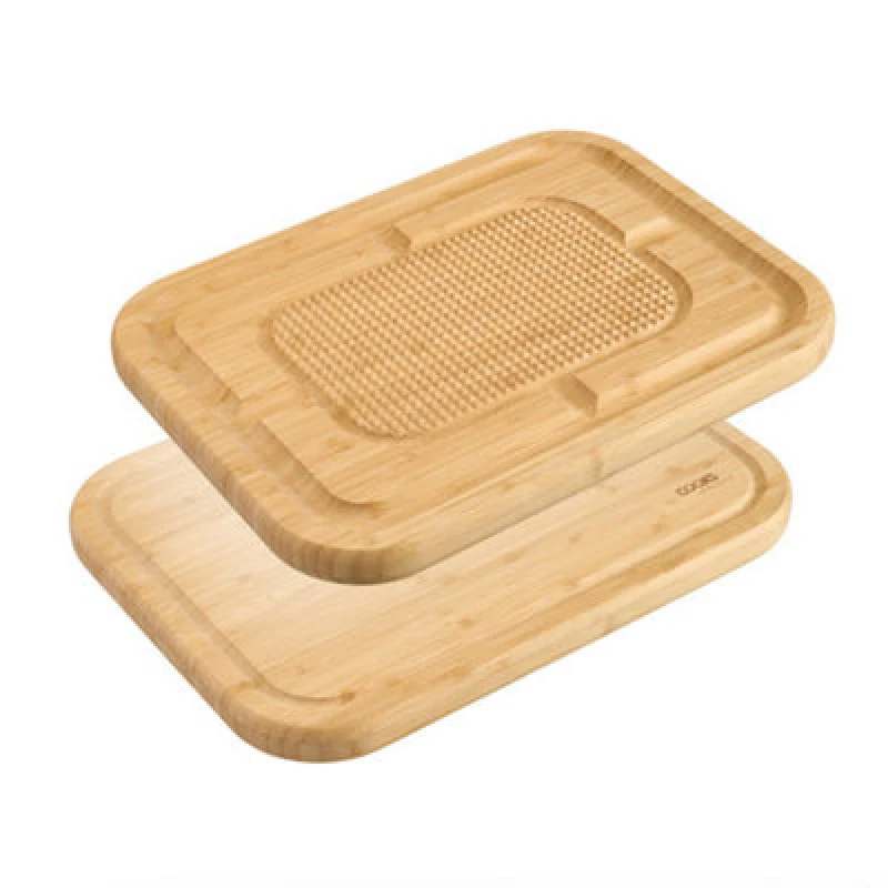 Image of Cooks Professional Reversible Bamboo Carving And Chopping Board With Spiked Side & Juice Grooves