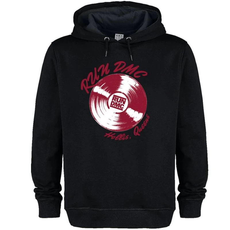 Image of Amplified Mens Rrd Run DMC Hoodie in Black Size: XS Black Male XS