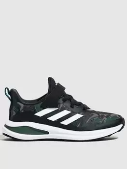 Image of adidas Kids Fortarun, Black/White, Size 10.5
