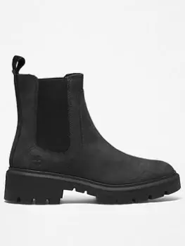 Image of Timberland Timberland Cortina Valley Chelsea Ankle Boots, Black, Size 4, Women