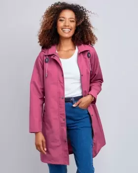 Image of Cotton Traders Womens Singing-In-The-Rain Weatherproof Jacket in Red