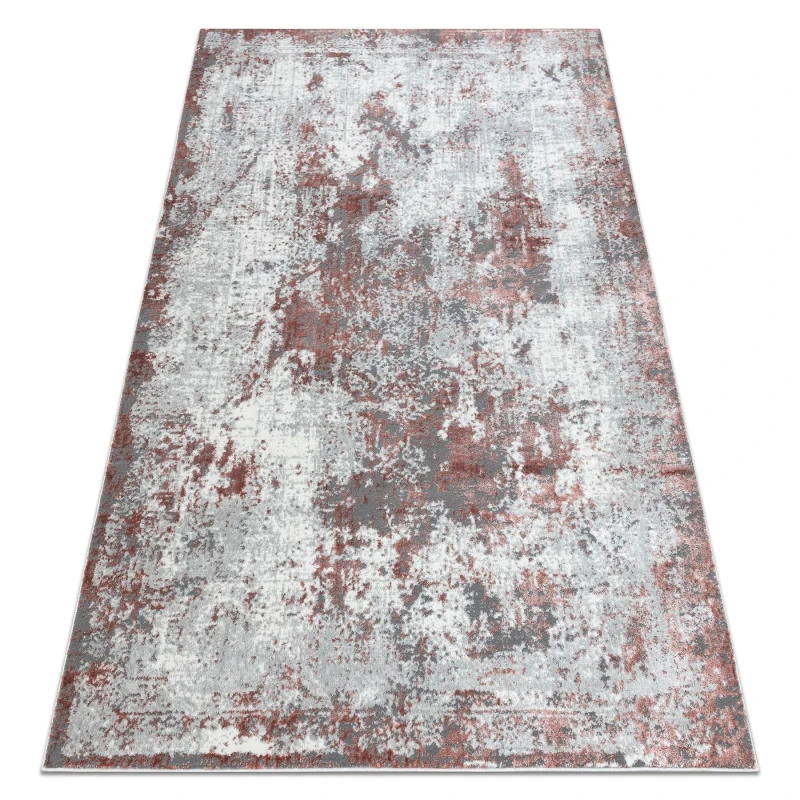 Image of RugsX Carpet Allure 1959 Abstraction - Structural, Stylish, Glamour White / Pink 80X150 Cm