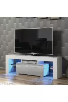 Image of TV Unit 130cm Sideboard Cabinet Cupboard TV Stand