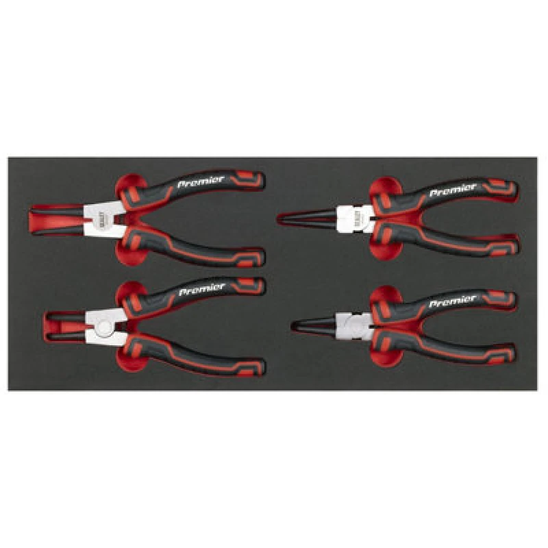 Image of Sealey Premier 4 Piece Circlip Pliers Set in Module Tray TBT57