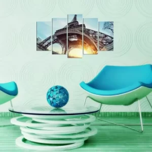 Image of 5MX-141 Multicolor Decorative MDF Painting (5 Pieces)