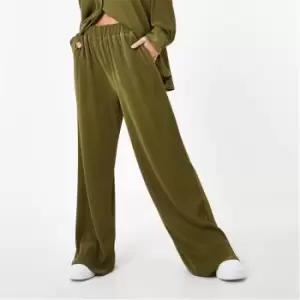 Image of Kangol Plisse Trousers - Green
