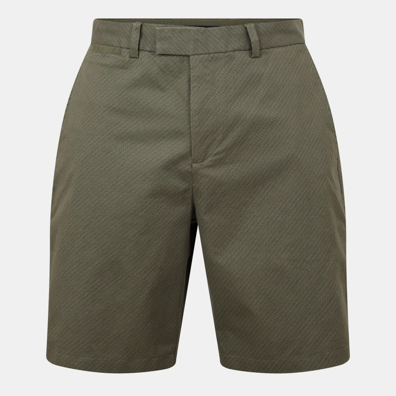 Image of Ted Baker Mens Geo Tailored Fit Chino Shorts Khaki male S (2)