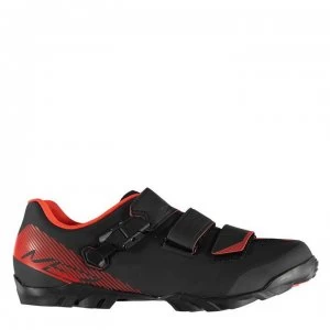 Image of Shimano ME3 Mens MTB Cycling Shoes - Black/Red
