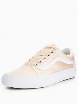 Image of Vans UA Old Skool Satin Lux PinkWhite PinkWhite Size 7 Women