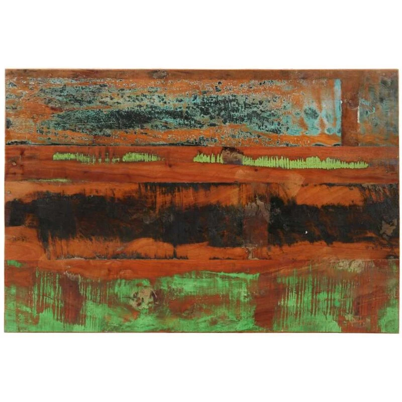 Image of VIDAXL Rectangular Table Top 60x90cm 15-16mm Solid Reclaimed Wood Vidaxl 8719883793924