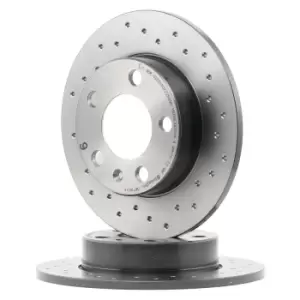 Image of BREMBO Brake disc VW,AUDI,SKODA 08.7165.1X 1J0615601,1J0615601C,1J0615601N Brake rotor,Brake discs,Brake rotors 1J0615601P,1J0615601Q,2Q0615601H