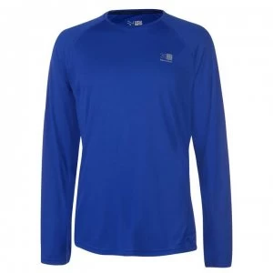Image of Karrimor Long Sleeved Running T Shirt Mens - Blue