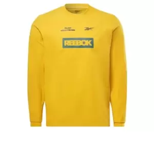 Image of Reebok THERMOWARM+GRAPHENE Long-Sleeve Top Midlayer T-Lon - Orange
