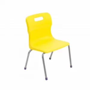 Image of TC Office Titan 4 Leg Chair Size 2, Yellow