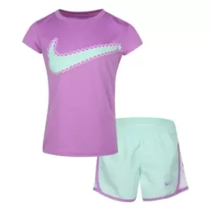 Image of Nike IC T Shirt And Shorts Set Infant Girls - Green