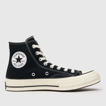 Image of Converse Black & White Chuck 70 Hi Trainers