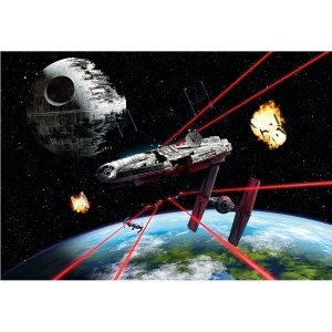 Image of Robert Dyas Star Wars Millennium Falcon Wall Mural