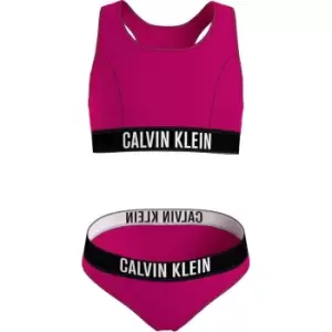 Image of Calvin Klein Bralette Bikini Set - Pink