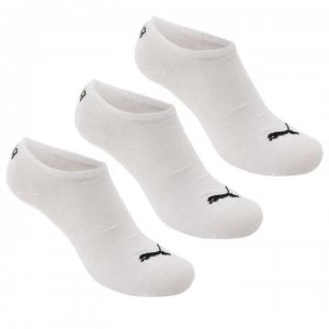 Image of Puma 3 Pack Trainer Socks Junior - White