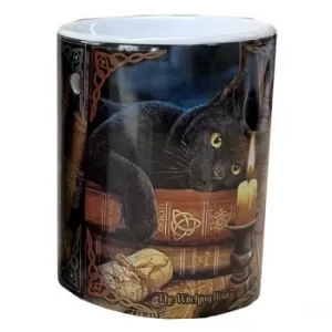 Image of Lisa Parker Ceramic The Witching Hour Cat Oil Burner