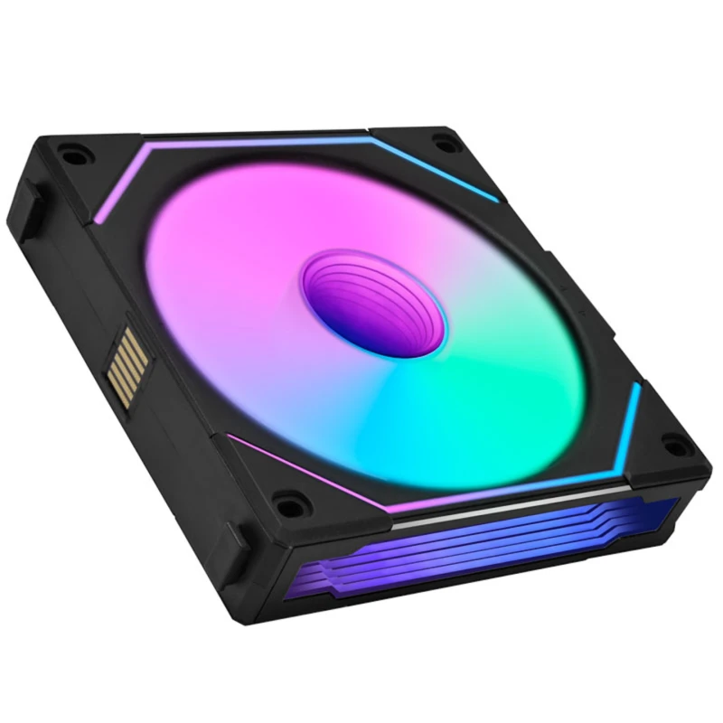 Image of LIAN LI UNI SL120 INF Reverse Blade Addressable RGB Black 120mm Fan