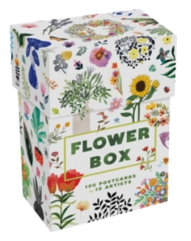 Image of Flower Box Postcards : 100 Postcards by 10 artists Postcard book or pack