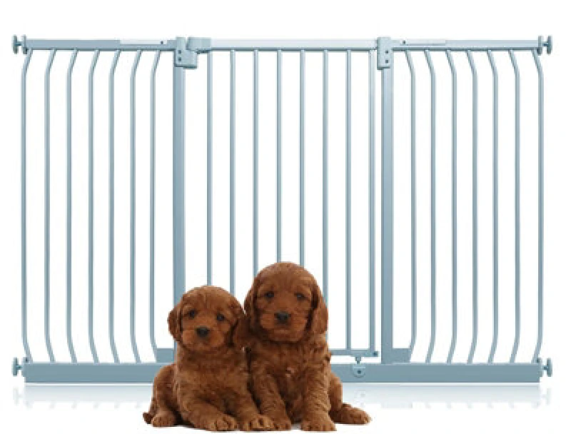 Image of Bettacare Extra Tall Elite Dog Gate, 161Cm - 170Cm, Matt Grey, Extra Tall 96.8Cm In Height, Pressure Fit Pet Gate