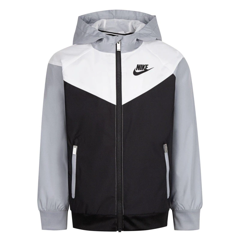 Image of Nike Chevron Windrunner Infants - Black 2 - 3 Years