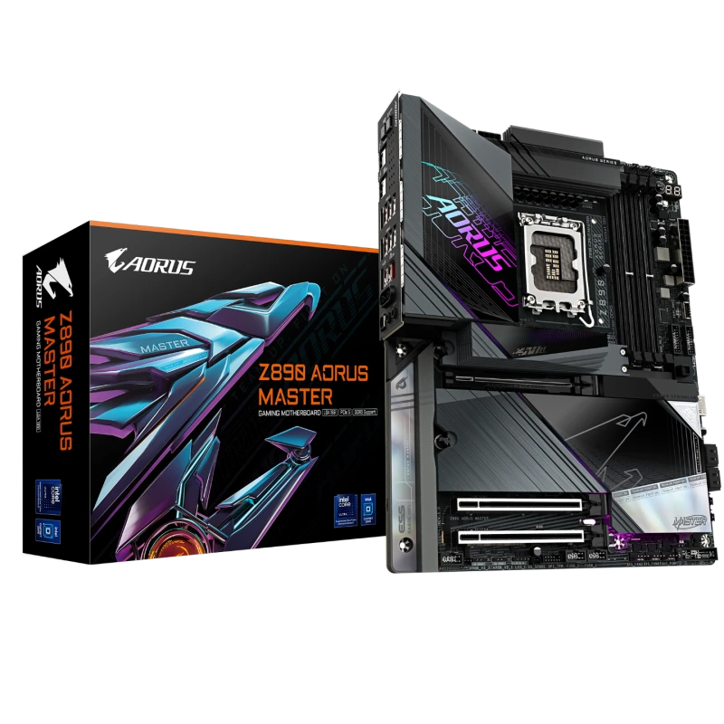 Image of Gigabyte Z890 AORUS MASTER Intel LGA 1851 DDR5 ATX Motherboard