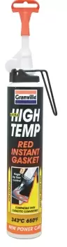Image of High Temperature Instant Gasket - Red - 200ml 0456 GRANVILLE