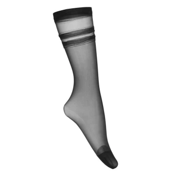 Image of Jonathan Aston Rouched Ankle Socks - Black