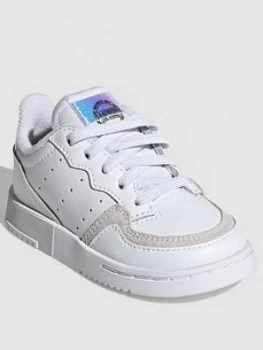 Image of Adidas Originals Supercourt Infant Trainers - White