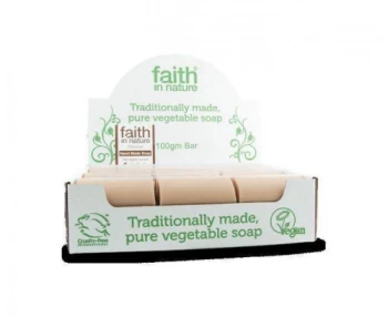 Image of Faith in Nature Coconut Soap (Bulk) - 100g (18 minimum)