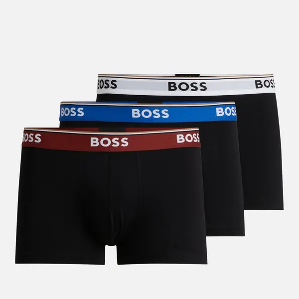 Image of BOSS Bodywear 3 Pack Power Stretch Cotton Boxer Trunks - XL