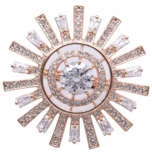 Image of Swarovski Sunshine Cocktail Ring - Gold