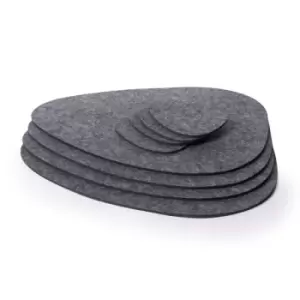 Image of Felt Placemats and Coasters Set of 8 Pukkr
