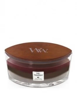 Image of Woodwick Ellipse Trilogy Candle ; Forest Retreat