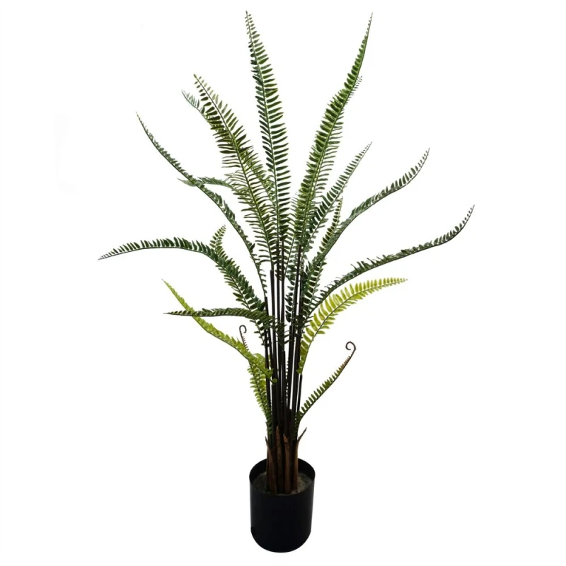 Image of Leaf 90cm UV Resistant Artificial Boston Fern Plant Green unisex