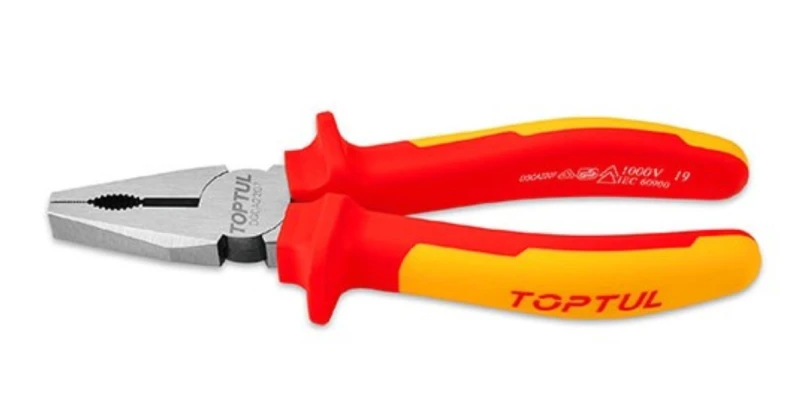 Image of TOPTUL DGCA2207 Combination Pliers Chrome-Molybdenum Steel Chrome-Molybdenum Steel Combination Pliers (4700)