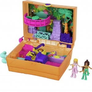 Image of Polly Pocket Polly & Shani Juice Box Safari Playset