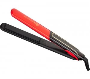 Image of Manchester United Edition S6755 Sleek & Curl Expert Hair Straightener - Red & Black