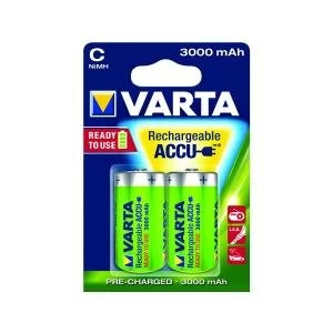 Image of Varta C Rechargeable Accu Battery NiMH 3000 Mah Pack of 2 56714101402