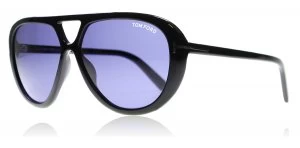 Image of Tom Ford Marley Sunglasses Shiny Black 01V 59mm