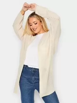 Image of Yours Basic Twist Cardigan - Natural, Size 22-24, Women