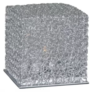 Image of Linea Verdace Wire Table Lamp Aluminum