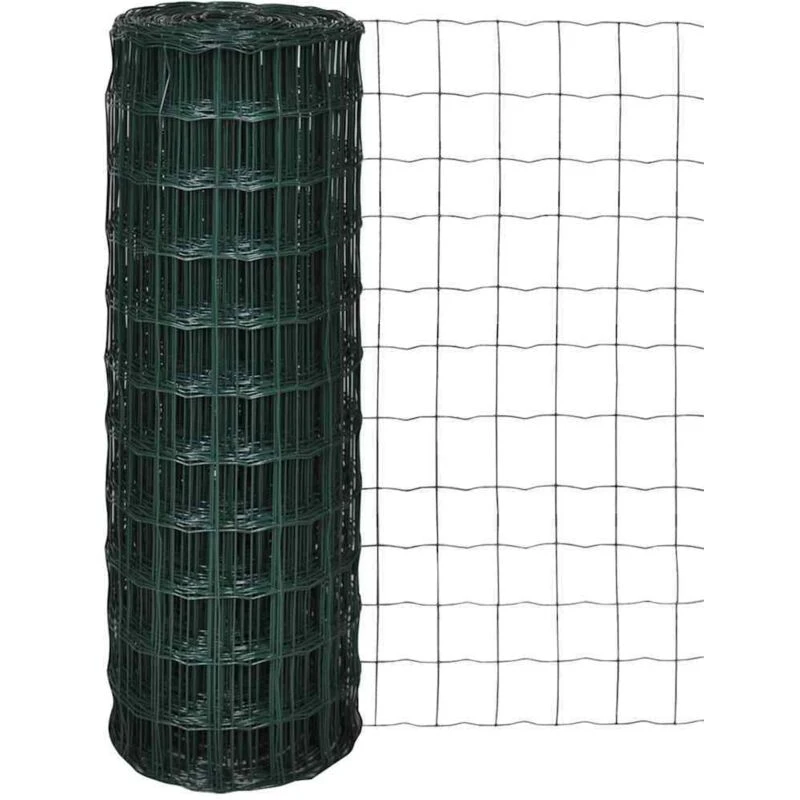 Image of vidaXL Euro Fence 25x0.8m with Mesh Outdoor Garden Patio Panel Screen Barrier