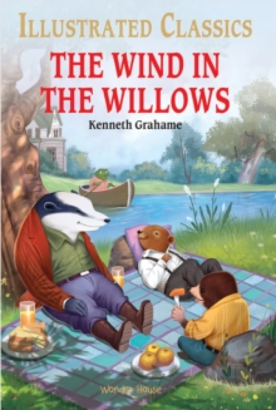 Image of The Wind in the Willows : Illustrated Children Classics : English Novel With Review Questions Hardback